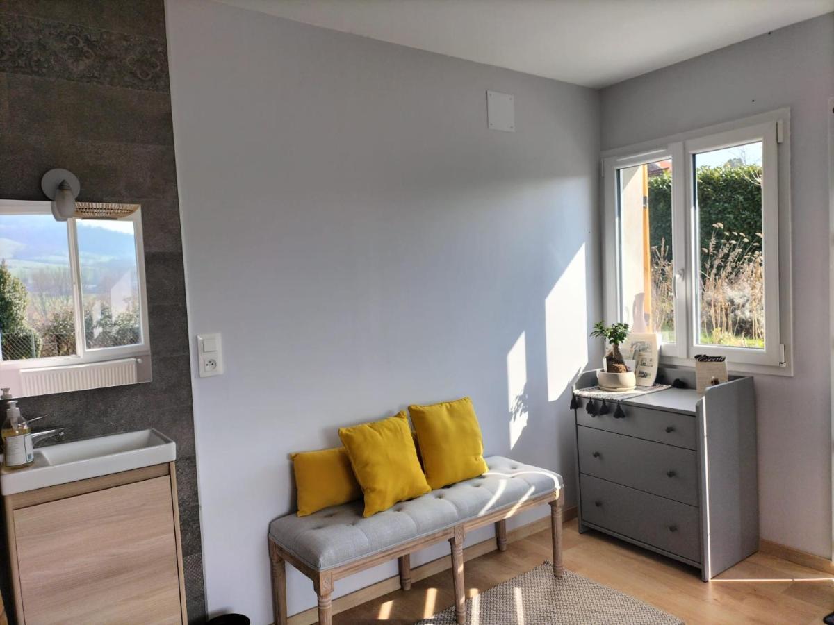 Agreable Chambre Meublee, Vue Sur La Vallee De L'Auxois Villy-en-Auxois 外观 照片